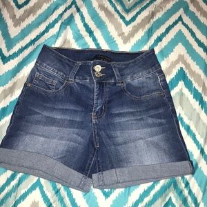 Blue jean shorts size 4